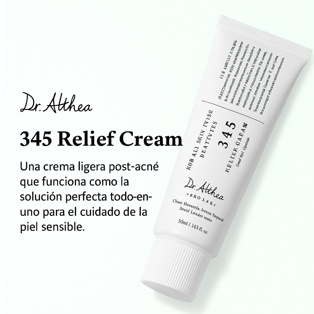 Cream 345 Relief - Dr. Althea (60ml) -Cuidado avanzado para piel sensible e irritada