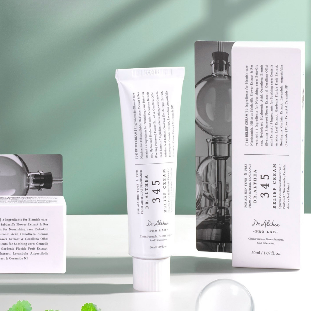 Cream 345 Relief - Dr. Althea (60ml) -Cuidado avanzado para piel sensible e irritada