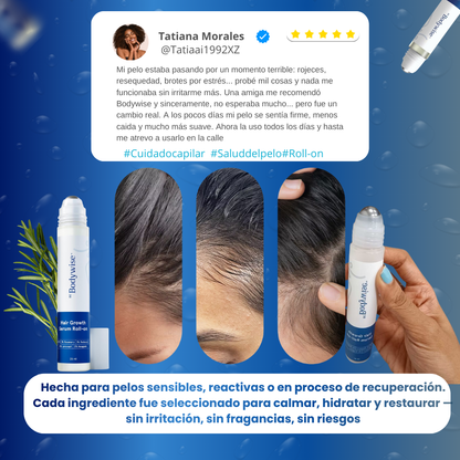 Roll-On AntiCaida – BodyWise -Estimulación activa del crecimiento capilar desde la raíz