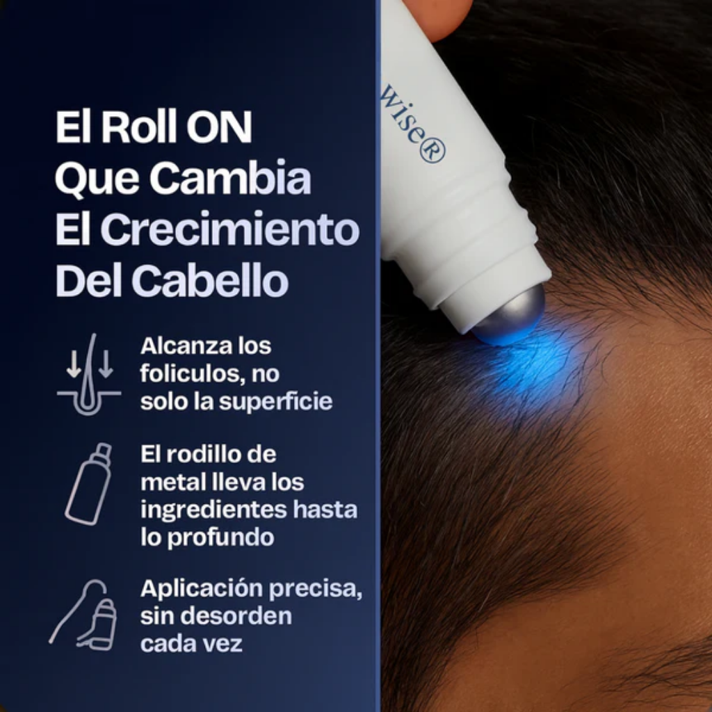 Roll-On AntiCaida – BodyWise -Estimulación activa del crecimiento capilar desde la raíz