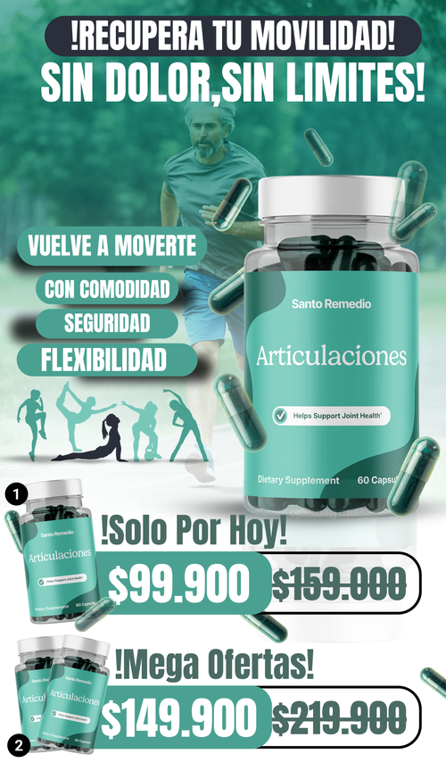 Santo Remedio Articulaciones x 60 caps